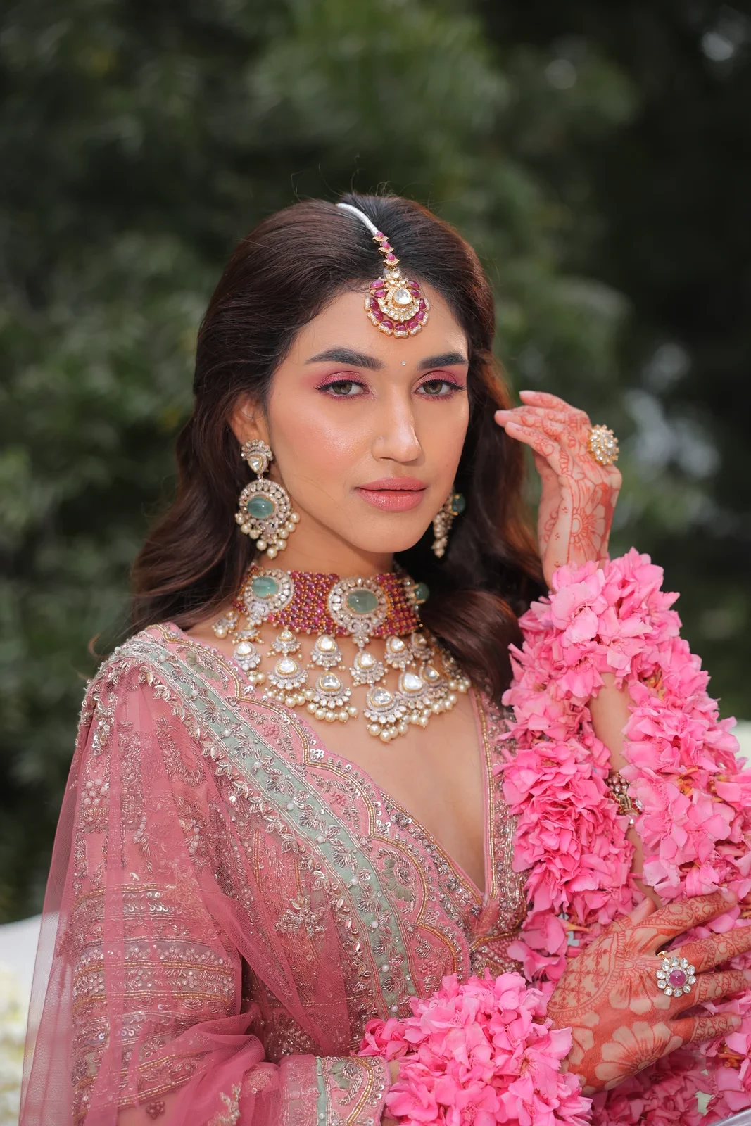 Engagement bridal look