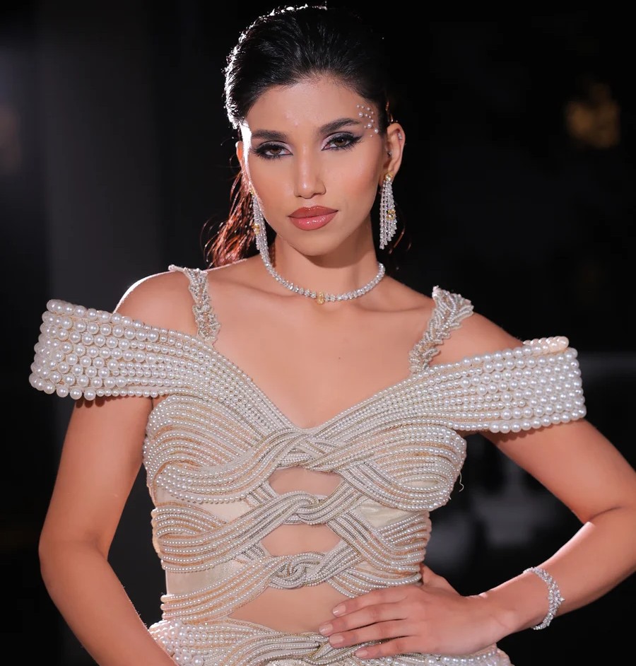 Mature skin bridal look